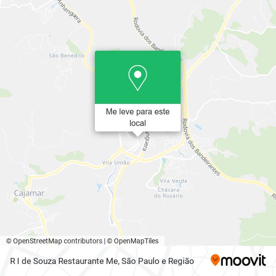 R I de Souza Restaurante Me mapa
