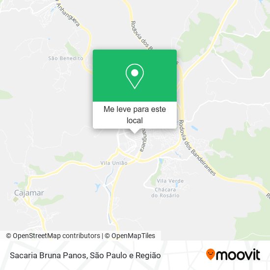 Sacaria Bruna Panos mapa
