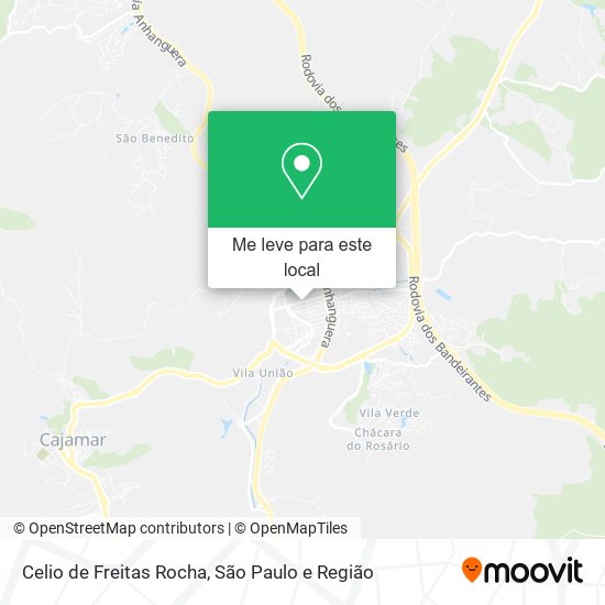 Celio de Freitas Rocha mapa