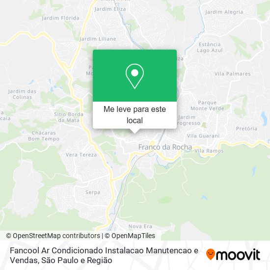 Fancool Ar Condicionado Instalacao Manutencao e Vendas mapa