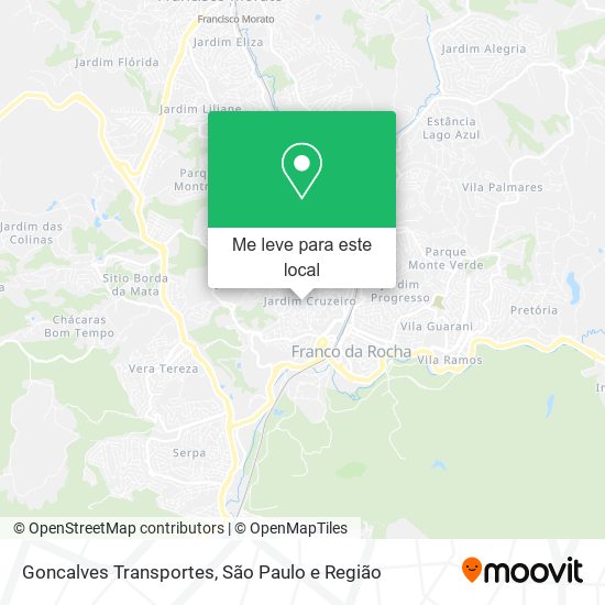 Goncalves Transportes mapa