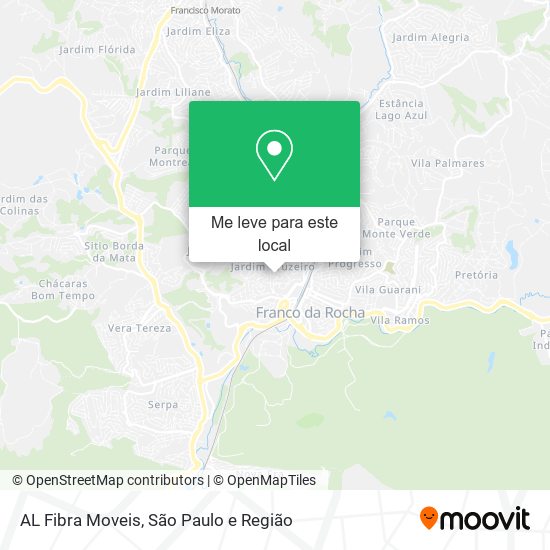 AL Fibra Moveis mapa