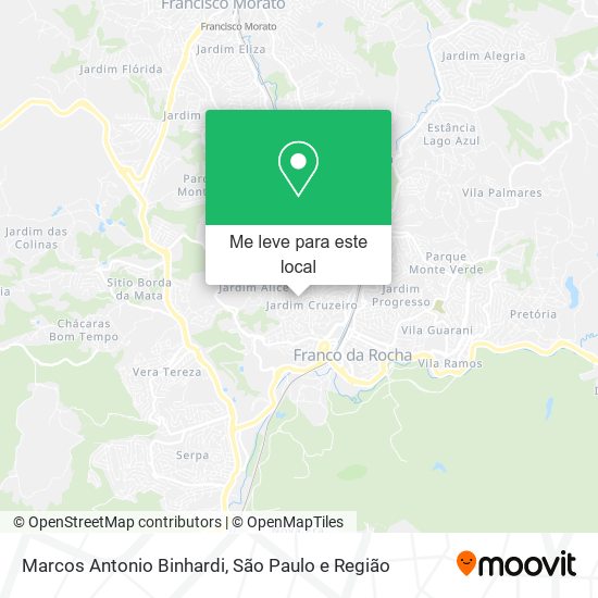 Marcos Antonio Binhardi mapa