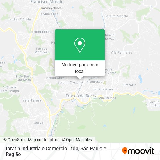 Ibratin Indústria e Comércio Ltda mapa