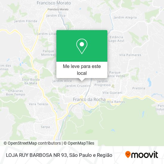 LOJA RUY BARBOSA NR 93 mapa