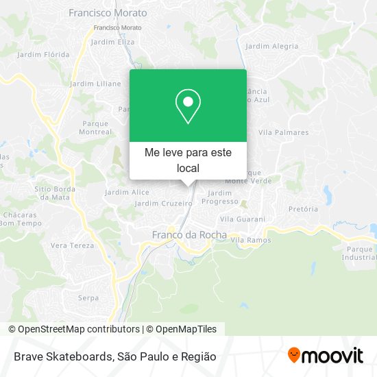 Brave Skateboards mapa