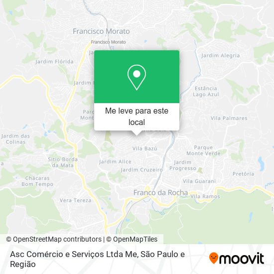 Asc Comércio e Serviços Ltda Me mapa