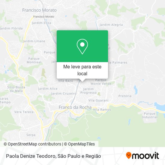 Paola Denize Teodoro mapa