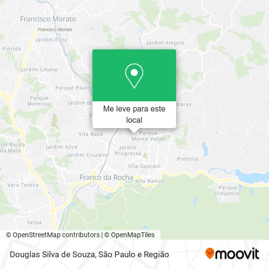 Douglas Silva de Souza mapa
