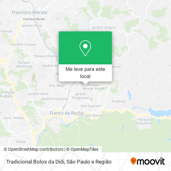 Tradicional Bolos da Didi mapa