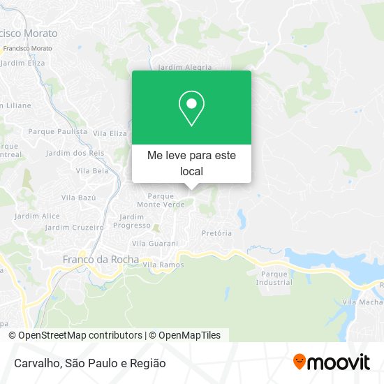 Carvalho mapa