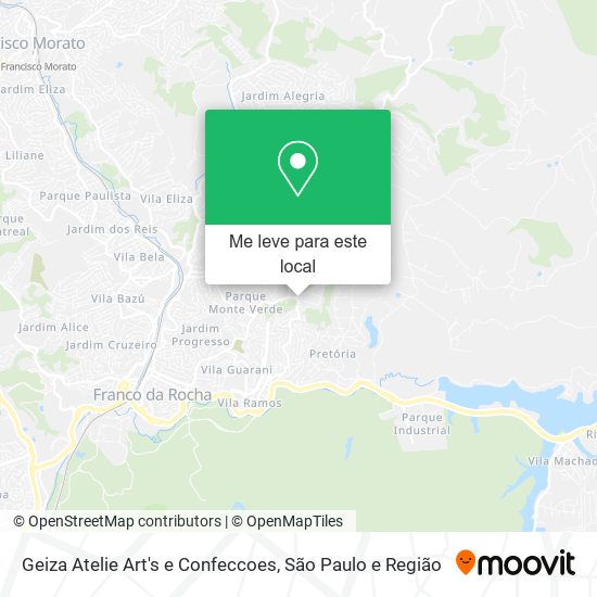 Geiza Atelie Art's e Confeccoes mapa