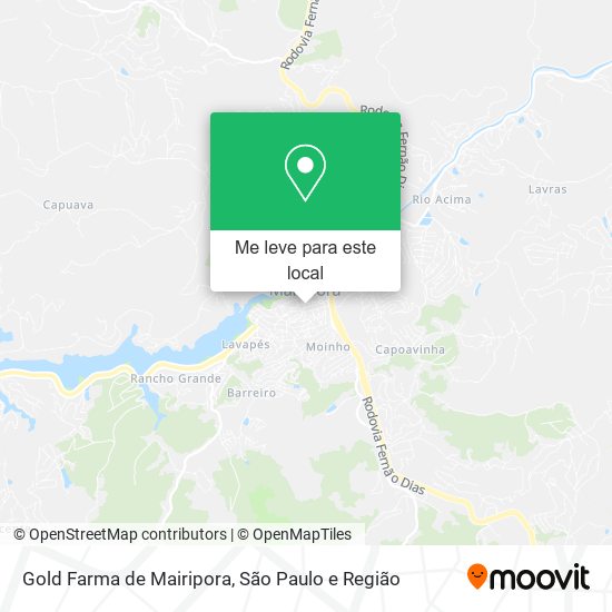 Gold Farma de Mairipora mapa