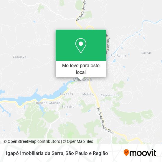 Igapó Imobiliária da Serra mapa