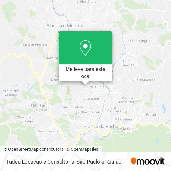 Tadeu Locacao e Consultoria mapa