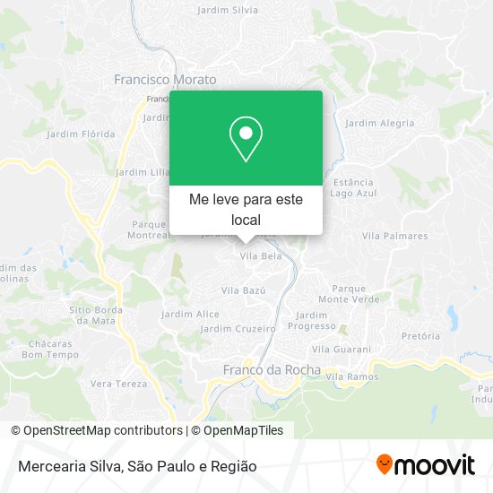 Mercearia Silva mapa