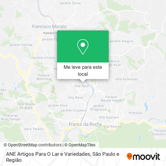 ANE Artigos Para O Lar e Variedades mapa