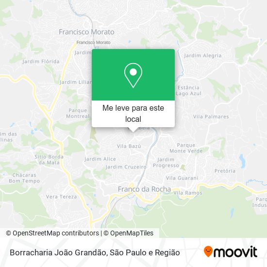 Borracharia João Grandão mapa