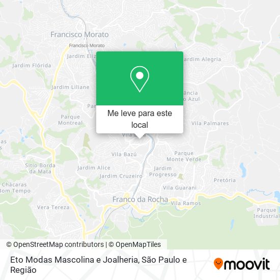 Eto Modas Mascolina e Joalheria mapa