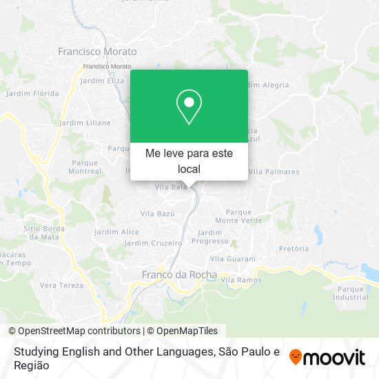 Studying English and Other Languages mapa