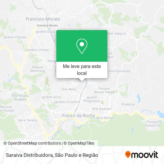 Saraiva Distribuidora mapa