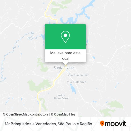 Mr Brinquedos e Variedades mapa