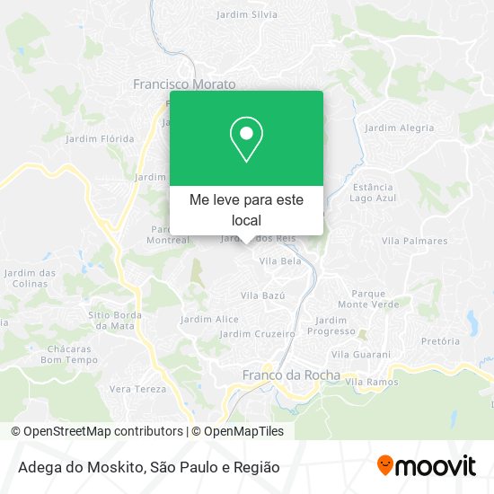 Adega do Moskito mapa