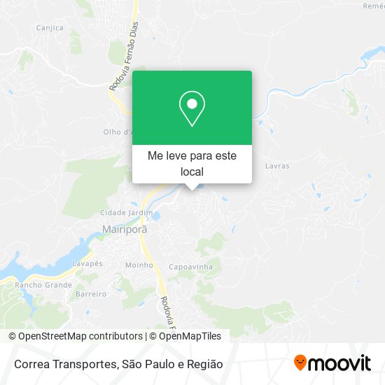 Correa Transportes mapa