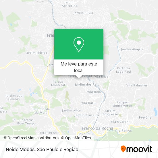 Neide Modas mapa