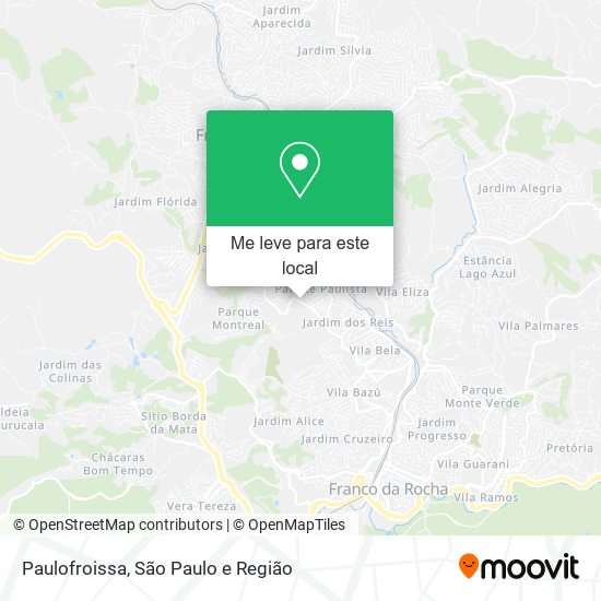 Paulofroissa mapa