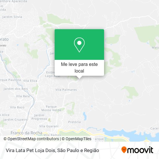 Vira Lata Pet Loja Dois mapa