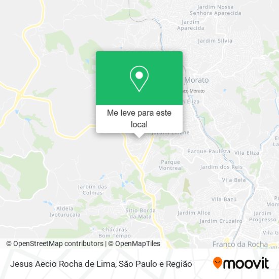 Jesus Aecio Rocha de Lima mapa