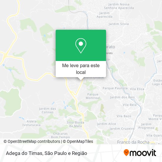 Adega do Timas mapa