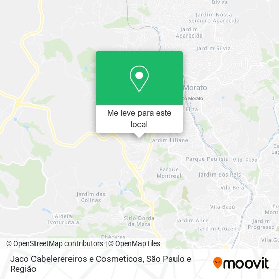 Jaco Cabelerereiros e Cosmeticos mapa