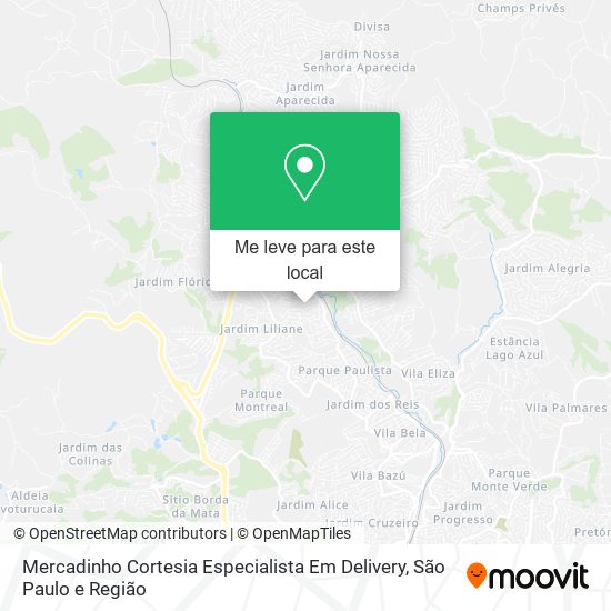 Mercadinho Cortesia Especialista Em Delivery mapa