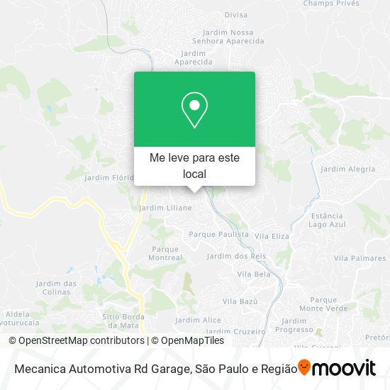 Mecanica Automotiva Rd Garage mapa