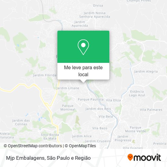 Mjp Embalagens mapa