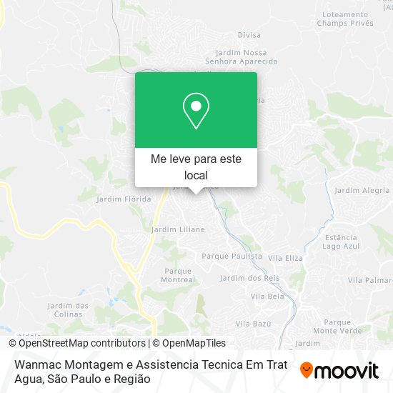 Wanmac Montagem e Assistencia Tecnica Em Trat Agua mapa