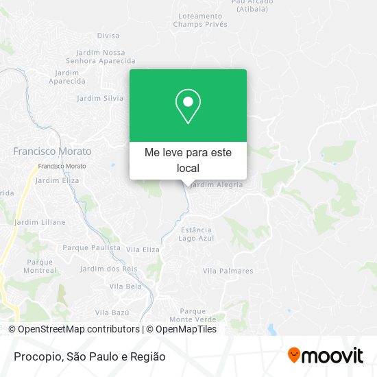 Procopio mapa