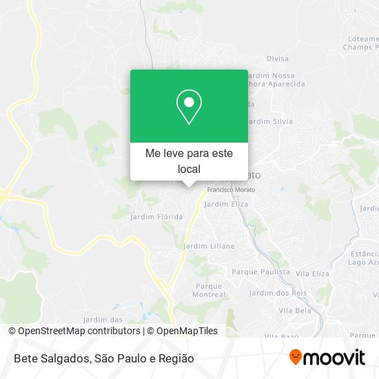 Bete Salgados mapa