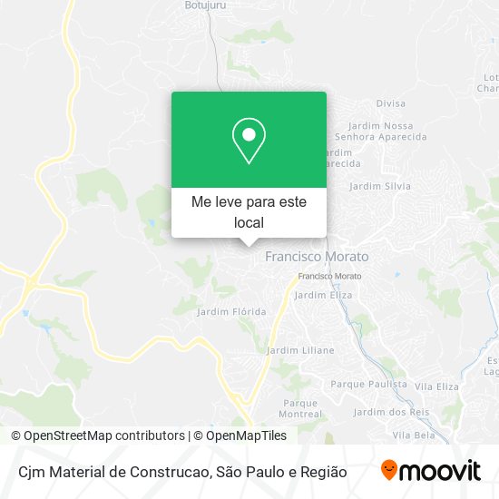 Cjm Material de Construcao mapa