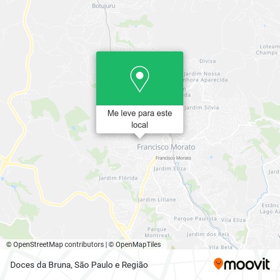 Doces da Bruna mapa