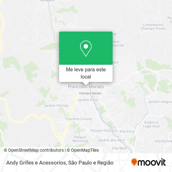 Andy Grifes e Acessorios mapa