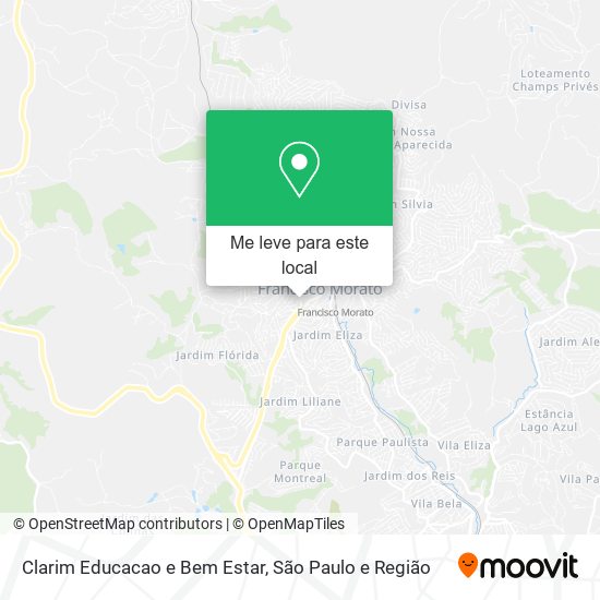 Clarim Educacao e Bem Estar mapa