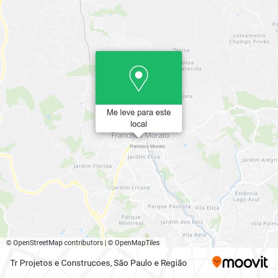 Tr Projetos e Construcoes mapa