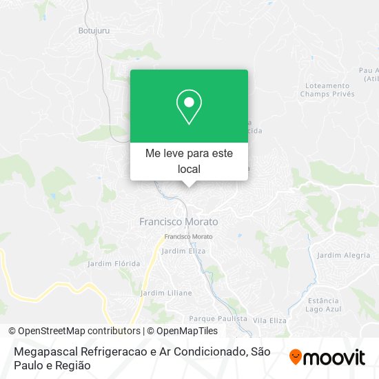 Megapascal Refrigeracao e Ar Condicionado mapa