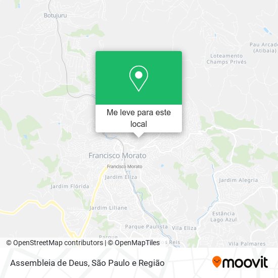 Assembleia de Deus mapa