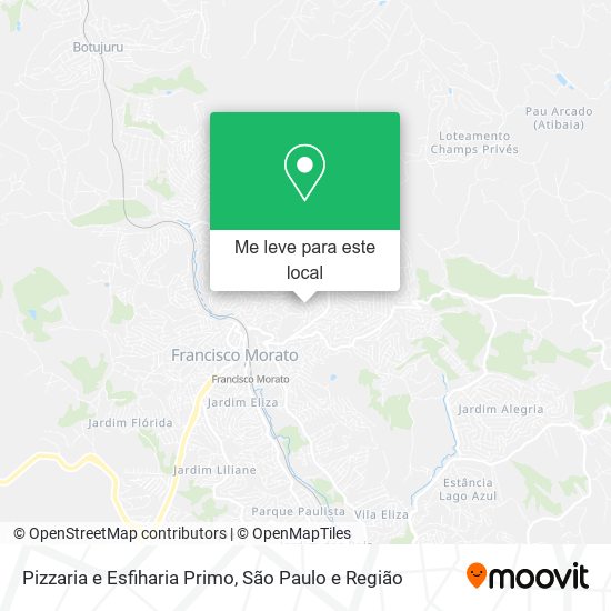 Pizzaria e Esfiharia Primo mapa