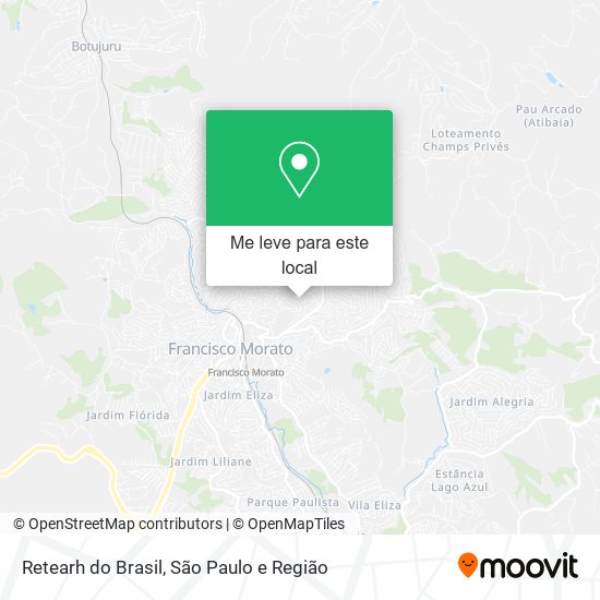 Retearh do Brasil mapa