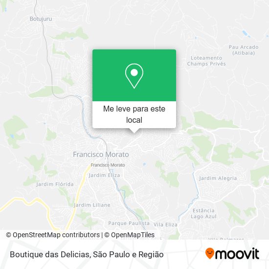 Boutique das Delicias mapa